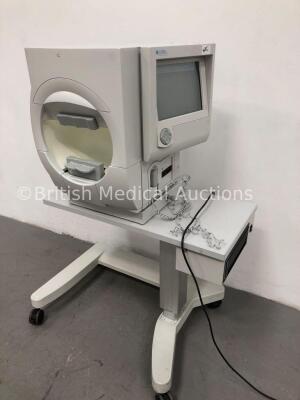 Zeiss Humphrey Field Analyzer Model 745 Revision 14.0 with Control Hand Trigger on Motorized Table with Printer (Powers Up) * SN 745-1221 * - 2