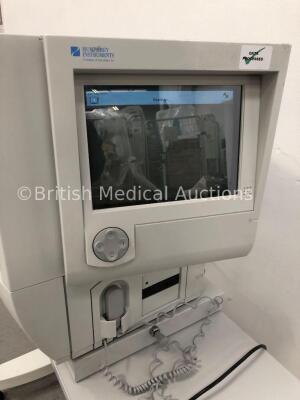 Zeiss Humphrey Field Analyzer Model 745 Revision 14.0 with Control Hand Trigger on Motorized Table with Printer (Powers Up) * SN 745-1221 * - 4