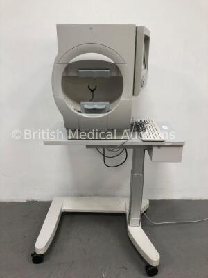 Zeiss Humphrey Field Analyzer Model 740i on Motorized Table with Printer and Control Hand Trigger (Hard Drive Removed) * SN 740I-10991 * * Mfd 2002 *