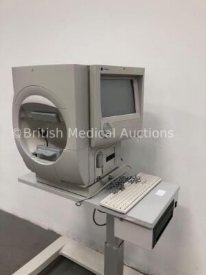 Zeiss Humphrey Field Analyzer Model 740i on Motorized Table with Printer and Control Hand Trigger (Hard Drive Removed) * SN 740I-10991 * * Mfd 2002 * - 2