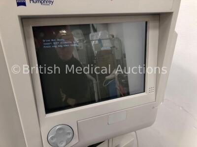 Zeiss Humphrey Field Analyzer Model 740i on Motorized Table with Printer and Control Hand Trigger (Hard Drive Removed) * SN 740I-10991 * * Mfd 2002 * - 5