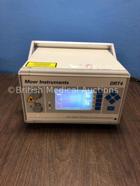 Moor Instruments DRT 4 Laser Doppler Perfusion and Temperature Monitor (Powers Up) *S/N 003011* (G)