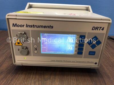 Moor Instruments DRT 4 Laser Doppler Perfusion and Temperature Monitor (Powers Up) *S/N 003011* (G) - 2