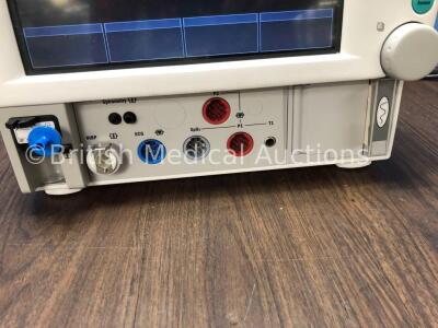 Datex-Ohmeda CardioCap 5 Anaesthesia Monitor with Spirometry, NIBP, ECG, SPO2,P1, P2, T1 and Printer Options, D-Fend Water Trap, 3 Lead ECG Leads, SPO - 4