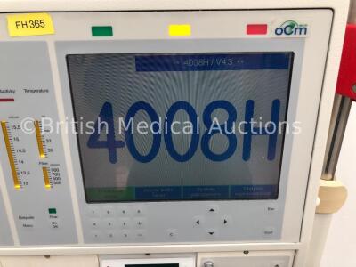 Fresenius Medical Care 4008H Dialysis Machine Software Version 4.3 Running Hours 56382 (Powers Up) - 2