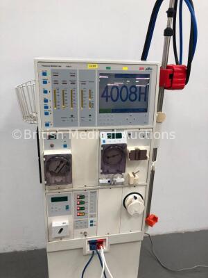 Fresenius Medical Care 4008H Dialysis Machine Software Version 4.3 Running Hours 56382 (Powers Up) - 3