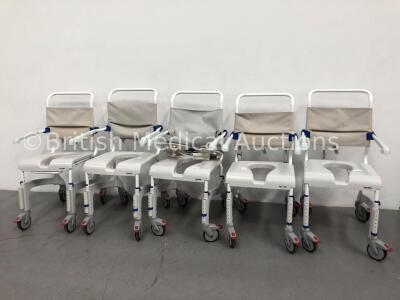 5 x Aquatec Ocean XL Shower Chair/Commodes