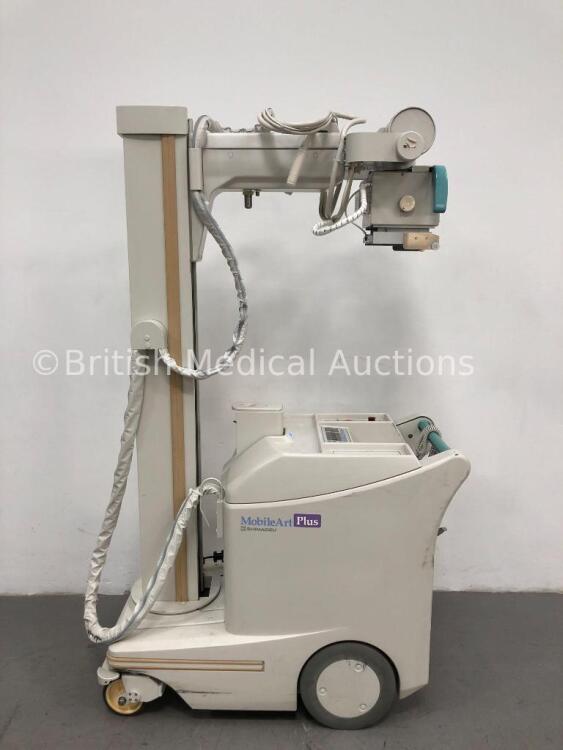 Shimadzu MobileArt Plus Mobile X-Ray System Model MUX-100H with Control Hand Trigger and Key (Powers Up with Key-Key Included) * Mfd Feb 2007 *