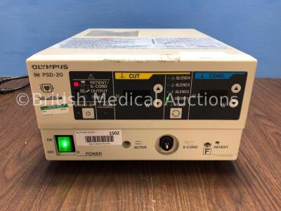 Olympus PSD-20 Electrosurgical/Diathermy Unit (Powers Up)