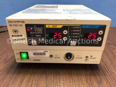 Olympus PSD-20 Electrosurgical/Diathermy Unit (Powers Up) - 2