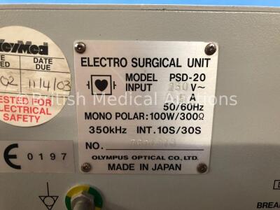 Olympus PSD-20 Electrosurgical/Diathermy Unit (Powers Up) - 3