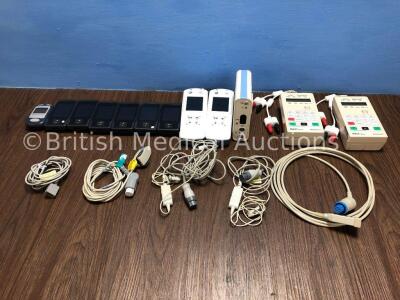 Mixed Lot Including 2 x Pace Micro-Pace External Pacemakers with Leads, 1 x Drager Infinity Trident Module, 6 x Medtronic 3537 Sacral Nerve Modulation