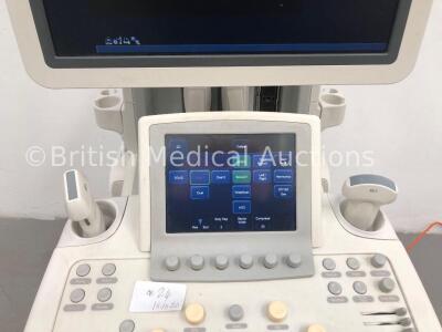 Philips iU22 Flat Screen Ultrasound Scanner Software Version 6.0.0.845 Service Hardware Rev G.1 with 2 x Transducers/Probes (1 x L9-3 and 1 x C5-1) (P - 3
