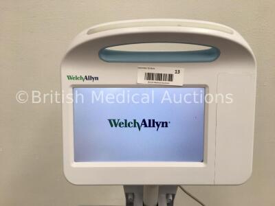 Welch Allyn Vital Signs Monitor 6000 Series with SpO2 and NIBP Options (Powers Up) - 2