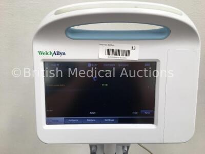 Welch Allyn Vital Signs Monitor 6000 Series with SpO2 and NIBP Options (Powers Up) - 4