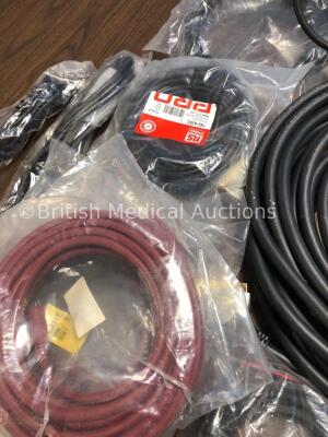 Job Lot of Assorted Connection Leads Including ECG Leads, Monitor Leads and Earthing Cables - 2