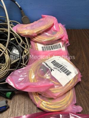 Job Lot of Assorted Connection Leads Including ECG Leads, Monitor Leads and Earthing Cables - 3