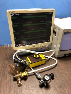 1 x Fukuda Denshi DS-7680W Patient Monitor, 1 x Sony Trinitron Monitor and 1 x SOS Pace Resuscitator with Hose - 2