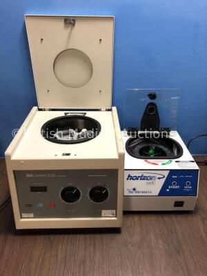 1 x IEC Centra-CLD Centrifuge and 1 x The Drucker Horizon Mini E Centrifuge (Both Power Up)