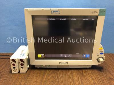 Philips IntelliVue MP70 Anesthesia Touch Screen Patient Monitor Software Version M.04.05-19 *Mfd 2012-02*(Powers Up) with 1 x M3012A Module *Mfd 2013-