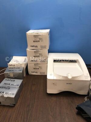 Mixed Lot Including 1 x Sony UP-DR80MD Printer (Powers Up) 1 x GE B30 Patient Monitor with 1 x GE E-PSMP Module Including ECG, SpO2, P1, P2, T1, T2 an - 2