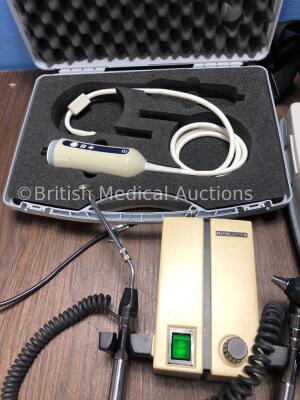 Mixed Lot Including 1 x Bard BVI 3000 Bladder Scanner with 2 x Batteries, 1 x Battery Charger and 1 x Transducer / Probe in Carry Case (Powers Up) 1 x - 3