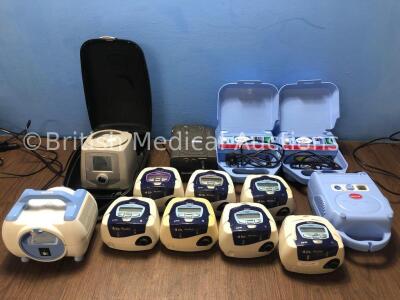 Mixed Lot Including 1 x Fisher & Paykel ICON Humidified CPAP In Carry Case (Powers Up) 1 x Medix Econoneb Nebuliser (Powers Up) 1 x Respironics REMSta