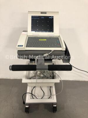 GE Marquette MAC 5000 ECG Machine with 1 x 10-Lead ECG Lead (Powers Up)