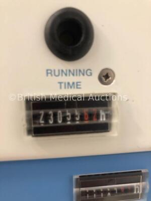 SLE 2000HFO Ventilator Version 1.6 Running Hours 23055 on Stand with Hoses (Powers Up) * SN 4H1104 * - 4