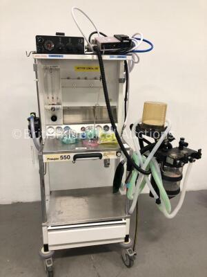 Pneupac 550 Induction Anaesthesia Machine with Blease 2200 Ventilator, Blease AlarmPac,Hoses,Bellow,Absorber and Accessories - 2