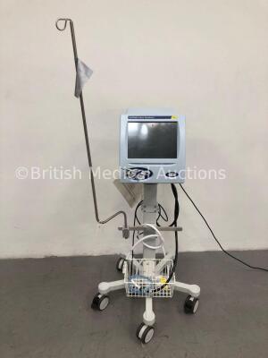 SLE5000 Infant Ventilator TTV Plus (Model:L) on Stand with Hoses (No Power) * SN 53117 * * Mfd 2009 *