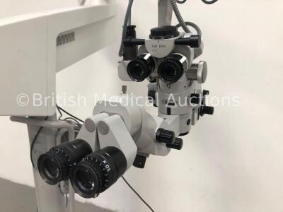 Carl Zeiss OPMI VISU 200 Dual Operated Surgical Microscope with Carl Zeiss f170 Binoculars, 2 x 12,5 x Eyepieces, 2 x 10 x Eyepieces, Zeiss f 175 APO - 2