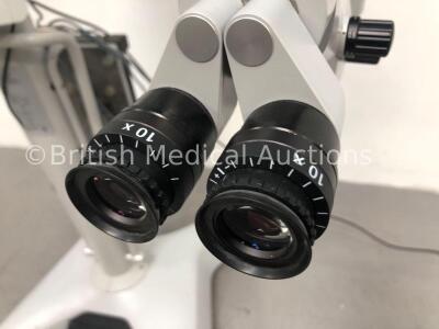 Carl Zeiss OPMI VISU 200 Dual Operated Surgical Microscope with Carl Zeiss f170 Binoculars, 2 x 12,5 x Eyepieces, 2 x 10 x Eyepieces, Zeiss f 175 APO - 3