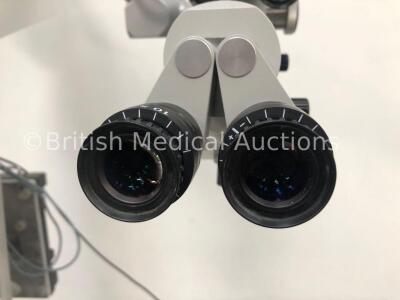 Carl Zeiss OPMI VISU 200 Dual Operated Surgical Microscope with Carl Zeiss f170 Binoculars, 2 x 12,5 x Eyepieces, 2 x 10 x Eyepieces, Zeiss f 175 APO - 4
