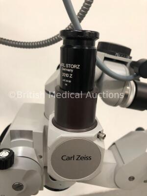 Carl Zeiss OPMI VISU 200 Dual Operated Surgical Microscope with Carl Zeiss f170 Binoculars, 2 x 12,5 x Eyepieces, 2 x 10 x Eyepieces, Zeiss f 175 APO - 7