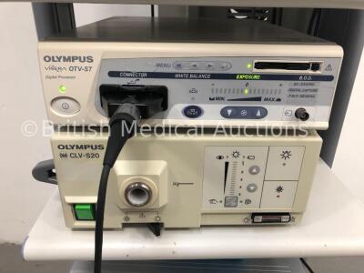 Olympus WM-SC Workstation Including Sony Trinitron Monitor, Olympus OES UHI-2 Insufflator Unit,Olympus OTV-S7H-N Camera Head,Olympus Visera OTV-S7 Cam - 4