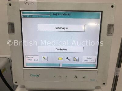 3 x B-Braun Dialog + Dialysis Machines Software Version 8.28 / Running Hours 30529 / 27664 / 26668 with Hoses (All Power Up) - 5