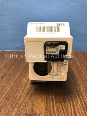 GE E-CAiO Gas Module with Spirometry and D-Fend Water Trap * Mfd Feb 2012-02 * **SN 6822993**