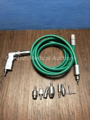 1 x Synthes Swiss 510.01 4445 Handpiece with Hose and Attachments