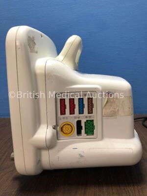 GE Dash 4000 Patient Monitor Including ECG, NBP, CO2, BP 1/3, BP 2/4, SpO2 andTemp/CO Options with 2 x SM 201-6 Battery (Powers Up) - 2