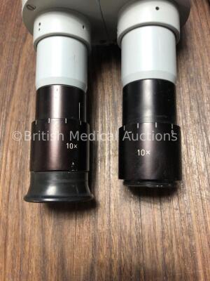 1 x Microscope Footswitch and 1 x Zeiss f=125/16 Binoculars with 2 x 10 Eyepieces - 3