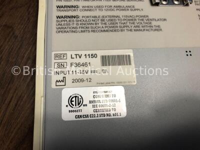 Carefusion LTV 1150 Ventilator *S/N F36461* * Mfd 12/2009 * - 3