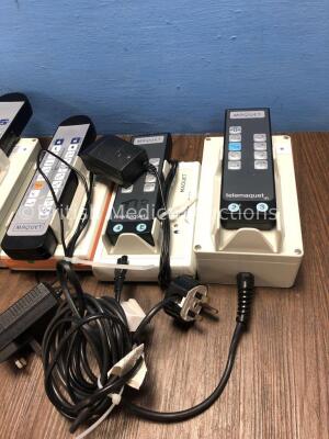 4 x Maquet Electric Operating Table Controllers with Charging Stations *S/N 03021 / 03361 / 00018 / 20240* - 3