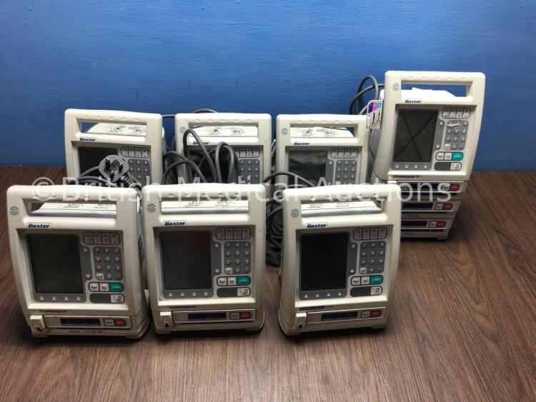 3 x Baxter Colleague Infusion Pumps, 3 x Baxter Colleague CXE Infusion Pumps and 1 x Baxter Colleague 3 Infusion Pump