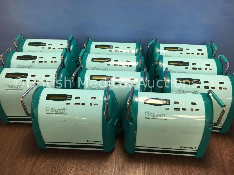 Job Lot of 11 x Karomed Transair Mattress Replacement Pumps (All Power Up)