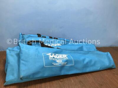 8 x Sager Emergency Traction Splints