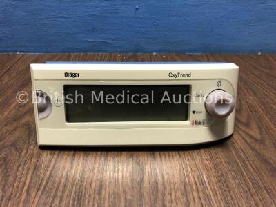 Drager Oxy Trend Oximeter (Unable to Power Due to No Power Supply)