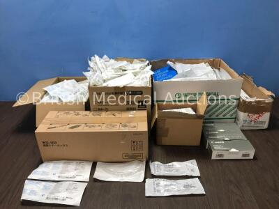 Job Lot of Consumables Including Nasopharyngeal Airways, Atomization Devices and J1 Staples (All Out of Date)