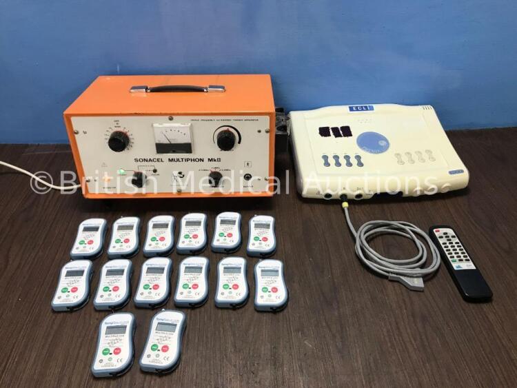 Mixed Lot Including 1 x Sonacel MK II Multiphon Unit, 1 x Phenix USB Unit and 14 x TempTale 4 USB Units