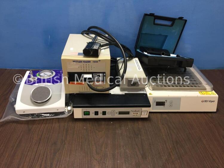 Mixed Lot Including SmartMix Cemvac Dual Vacuum Foot Pump, Mettler Toledo FBRM with PI-14/206 Probe, Atmos Battery Charger, Bedfont Micro II Smokerlyz
